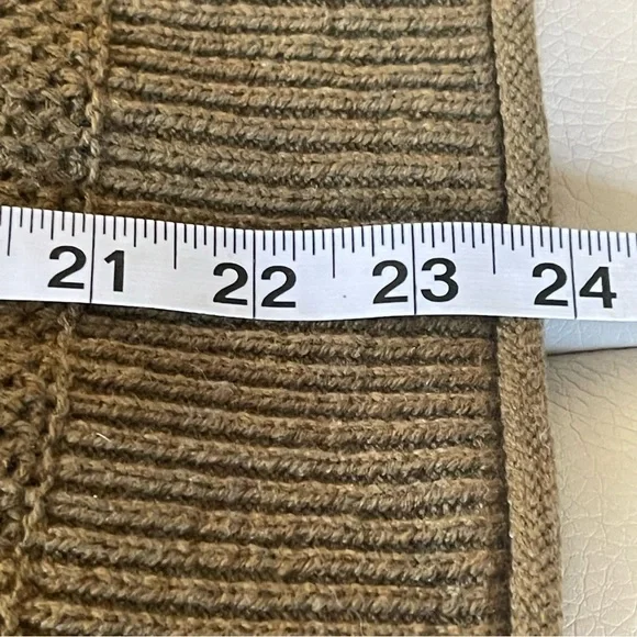 Women’s Sonoma green Everyday waffle Crew Neck Sweater XS NWT - Picture 9 of 9